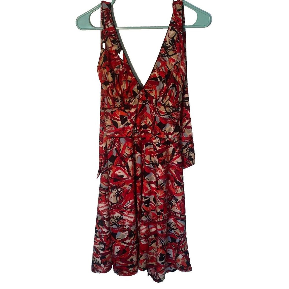 Alyn Paige New York Floral Halter Dress Women's Size Medium‎